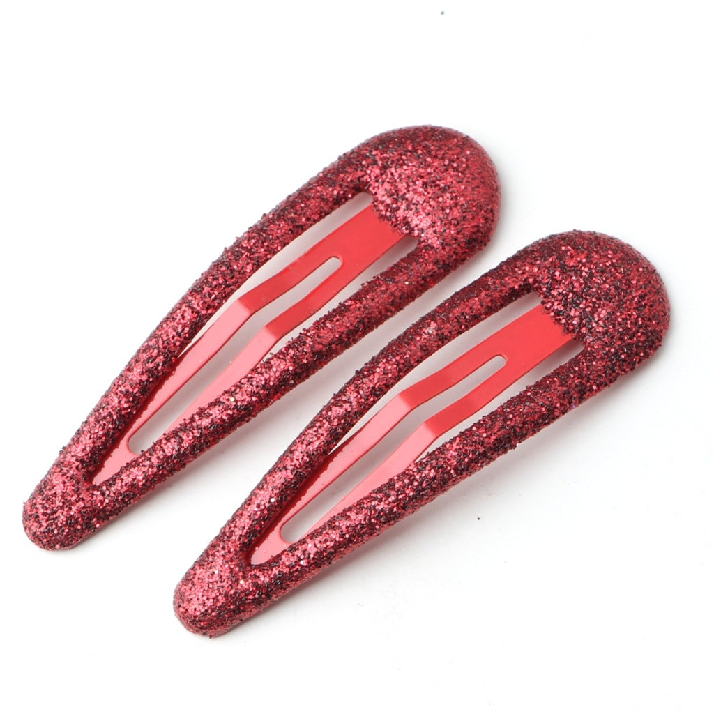 Korean Glitter Hair Clips – Colorful BB Clips for Baby Girls, Kids & Women Bangs