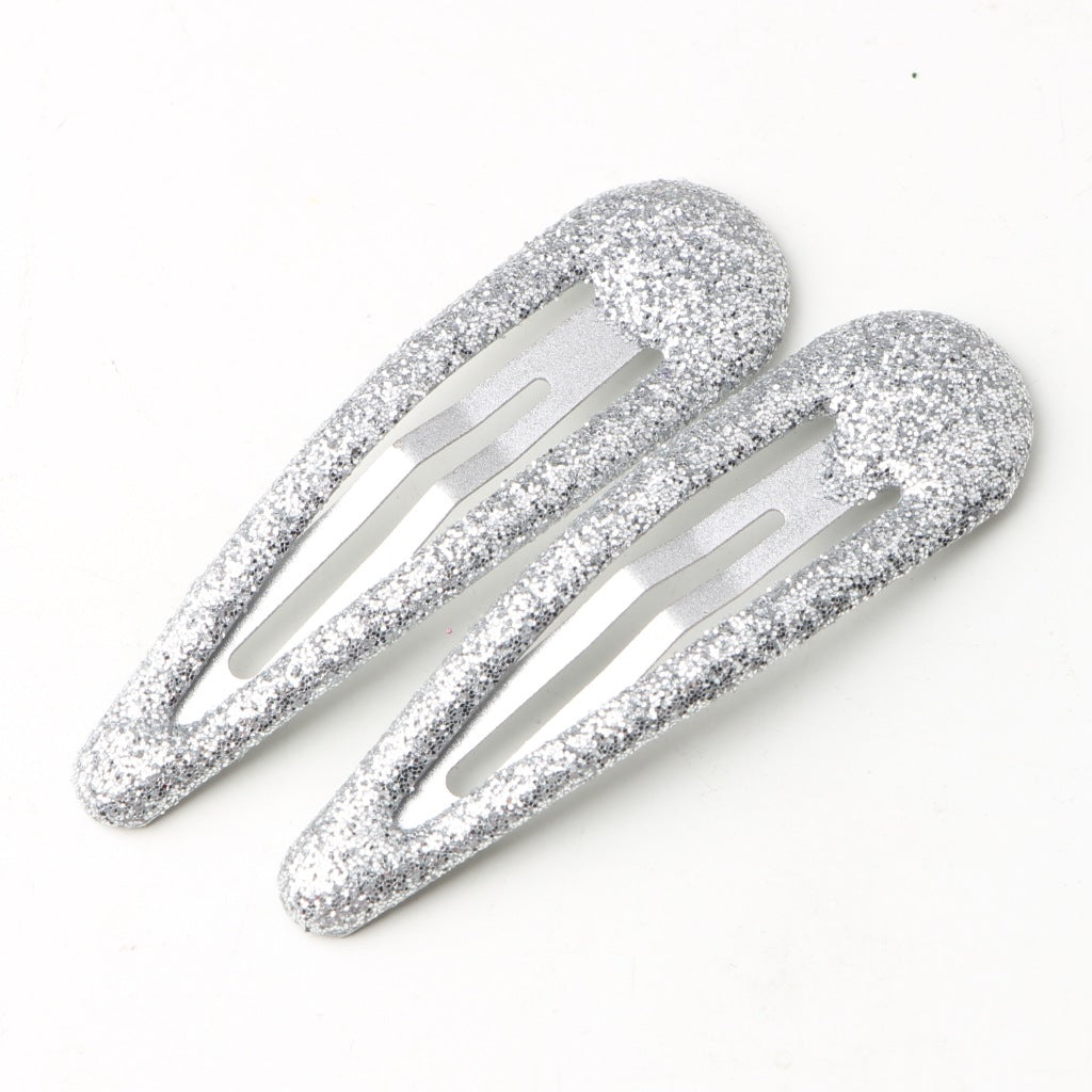 Korean Glitter Hair Clips – Colorful BB Clips for Baby Girls, Kids & Women Bangs