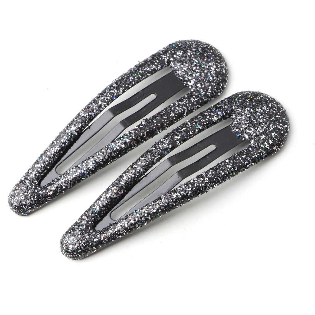 Korean Glitter Hair Clips – Colorful BB Clips for Baby Girls, Kids & Women Bangs
