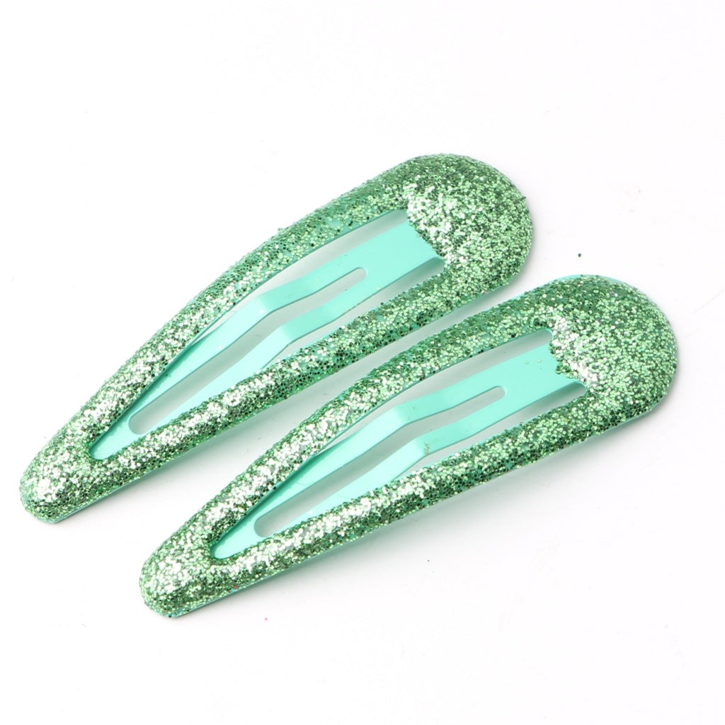 Korean Glitter Hair Clips – Colorful BB Clips for Baby Girls, Kids & Women Bangs